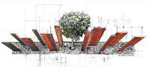 Die Mauer der Erinnerungen und der Baum der Freiheit