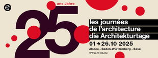 Affiche des 25e Journées de l'architecture 2025